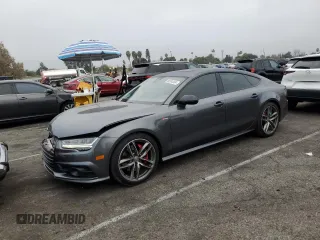 2018 Audi A7 Premium Plus with VIN WAUW3AFC8JN064572, listed as a Copart auction lot 86334304 with 77,272 mi miles and Salvage Title. Bid and sale history available at carsss.com. Image 1.