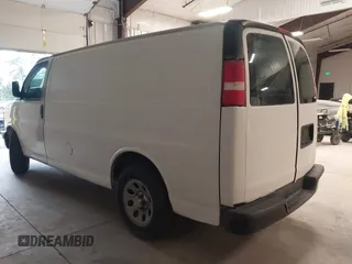 2012 Chevrolet Express Cargo Van with VIN 1GCSGAFX1C1137199, listed as a IAAI auction lot 41882425 with 278,373 mi miles. Bid and sale history available at carsss.com. Image 3.