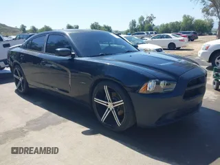 2012 Dodge Charger RT with VIN 2C3CDXCT1CH302109, listed as a IAAI auction lot 41959483 with 135,009 mi miles. Bid and sale history available at carsss.com. Image 1.