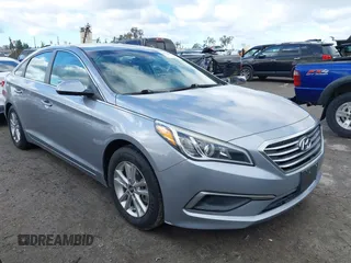 2016 Hyundai Sonata SE z VIN 5NPE24AF3GH373718, wystawiony jako IAAI lot #41725780 z przebiegiem 96 815 mil mil oraz . Historia ofert i sprzedaży dostępna na DreamBid. Obrazek 1.