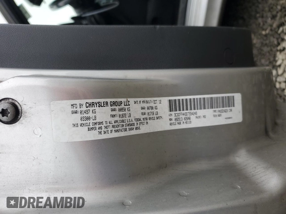 2013 FIAT 500 Turbo with VIN 3C3CFFHH3DT554249, listed as a Copart auction lot 47498855 with 116,986 mi miles and Clean title. Bid and sale history available at DreamBid. Image 12.