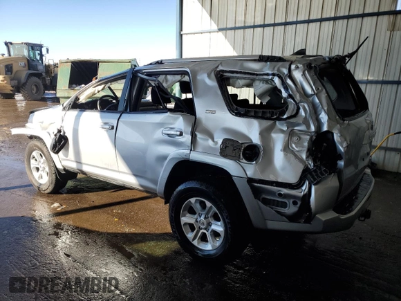 2024 Toyota 4Runner SR5 with VIN JTEEU5JR1R5313865, listed as a Copart auction lot 42322245 with 14,672 mi miles and Salvage title. Bid and sale history available at DreamBid. Image 2.