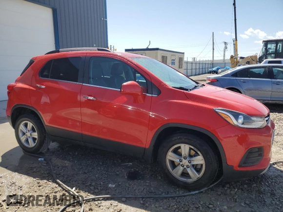 2020 Chevrolet Trax LT with VIN KL7CJLSB8LB341310, listed as a Copart auction lot 54526605 with 99,761 mi miles and Clean Title. Bid and sale history available at DreamBid. Image 4.