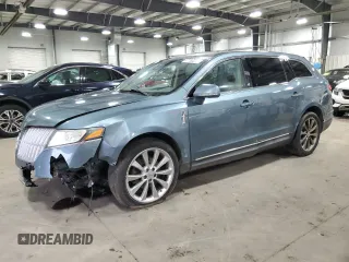 2010 Lincoln MKT EcoBoost with VIN 2LMHJ5AT9ABJ28002, listed as a Copart auction lot 47700225 with 158,735 mi miles and Salvage Title. Bid and sale history available at DreamBid. Image 1.