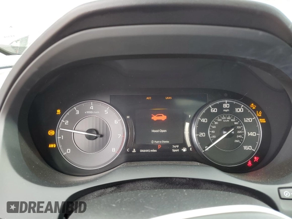 2020 Acura RDX with VIN 5J8TC2H30LL014029, listed as a Copart auction lot 55853515 with 46,441 mi miles and Salvage title. Bid and sale history available at DreamBid. Image 9.