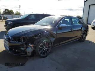 2018 Audi S4 Premium Plus with VIN WAUB4AF46JA002373, listed as a Copart auction lot 55947734 with 65,041 mi miles and Salvage Title. Bid and sale history available at carsss.com. Image 1.