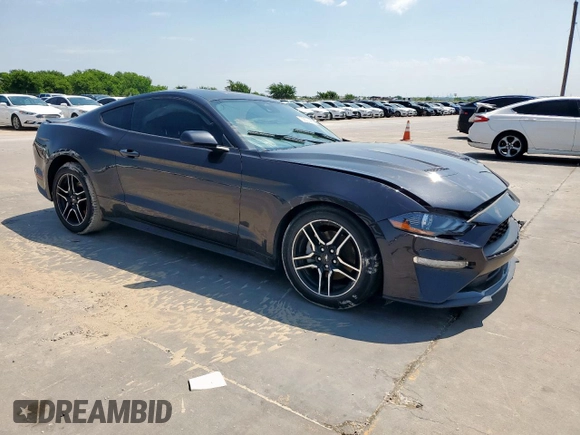 2022 Ford Mustang EcoBoost with VIN 1FA6P8TH8N5129965, listed as a Copart auction lot 59307485 with 39,806 mi miles and Salvage title. Bid and sale history available at DreamBid. Image 4.