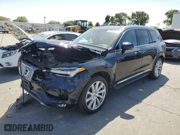 2016 Volvo XC90 T6 Inscription with VIN YV4A22PL8G1081339, listed as a Copart auction lot 53119365 with 61,628 mi miles and Salvage Title. Bid and sale history available at carsss.com. Image 1.