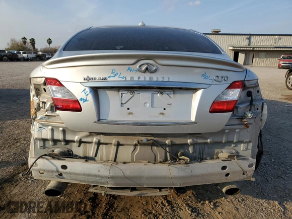2014 Infiniti M37 with VIN JN1BY1AP1EM260378, listed as a Copart auction lot 44642135 with 133,977 mi miles and Salvage Title. Bid and sale history available at carsss.com. Image 6.