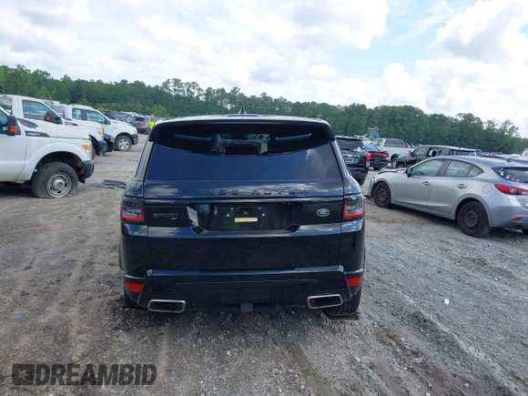 2021 Land Rover Range Rover Sport HST with VIN SALWS2RU5MA760519, listed as a IAAI auction lot 42115864 with 29,885 mi miles and . Bid and sale history available at DreamBid. Image 16.