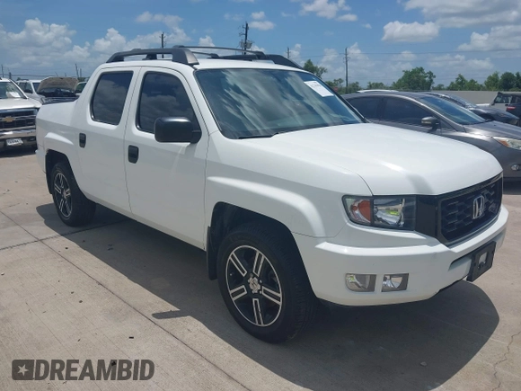 2014 Honda Ridgeline Sport with VIN 5FPYK1F71EB011340, listed as a IAAI auction lot 42741956 with 156,149 mi miles and . Bid and sale history available at DreamBid. Image 1.