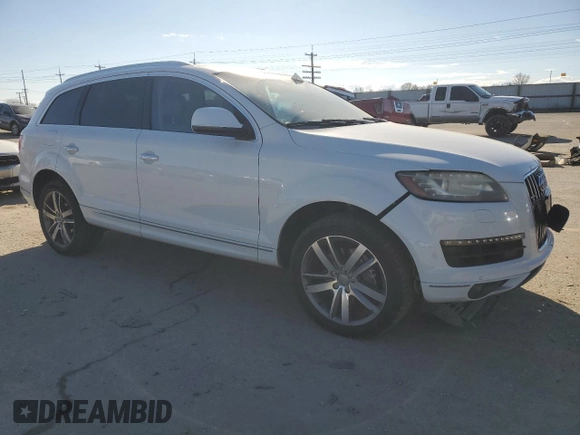 2013 Audi Q7 3.0L TDI Premium Plus with VIN WA1LMAFE7DD017171, listed as a Copart auction lot 88765415 with 134,949 mi miles and Salvage Title. Bid and sale history available at carsss.com. Image 4.