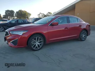 2019 Acura ILX w/Premium Pkg with VIN 19UDE2F72KA001958, listed as a Copart auction lot 42586095 with 0 mi miles and Salvage Title. Bid and sale history available at carsss.com. Image 1.