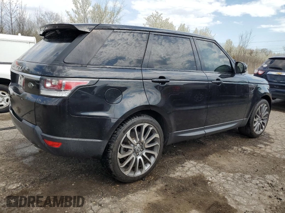 2015 Land Rover Range Rover Sport HSE with VIN SALWG2VF8FA623876, listed as a Copart auction lot 54315865 with 76,304 mi miles and Clean Title. Bid and sale history available at DreamBid. Image 3.