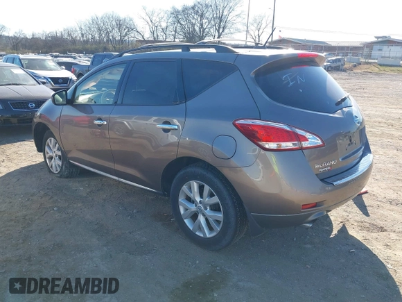 2011 Nissan Murano LE with VIN JN8AZ1MU0BW069384, listed as a IAAI auction lot 41758592 with 149,486 mi miles and . Bid and sale history available at carsss.com. Image 3.