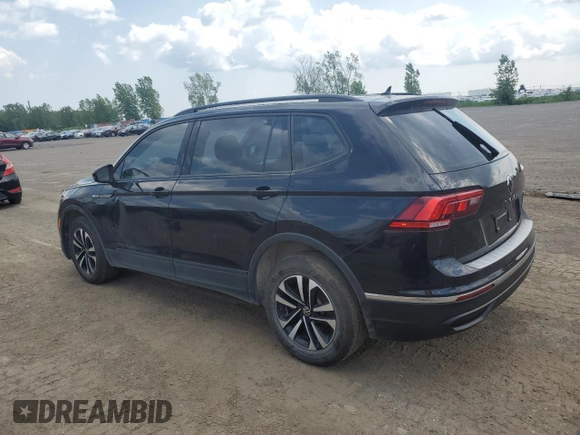 2023 Volkswagen Tiguan S with VIN 3VVFB7AX5PM082907, listed as a Copart auction lot 63643445 with 36,521 mi miles and Salvage title. Bid and sale history available at DreamBid. Image 2.