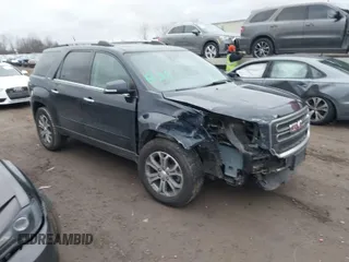 2016 GMC Acadia SLT with VIN 1GKKRRKD2GJ272691, listed as a IAAI auction lot 41052588 with 112,797 mi miles. Bid and sale history available at carsss.com. Image 1.