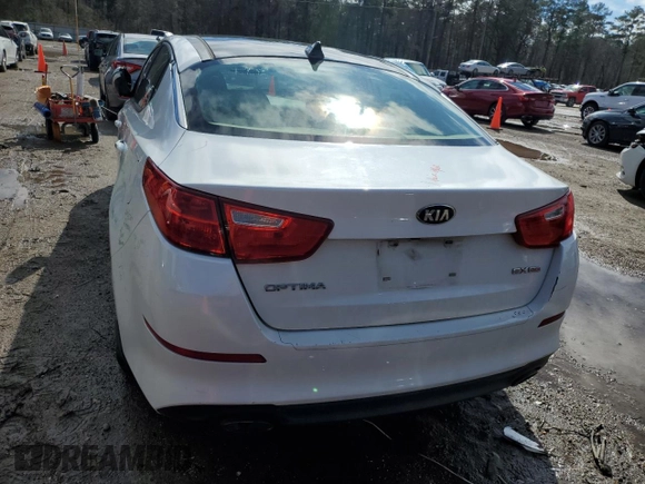 2015 Kia Optima EX with VIN 5XXGN4A75FG470258, listed as a Copart auction lot 46503835 with 113,489 mi miles and Salvage Title. Bid and sale history available at DreamBid. Image 6.