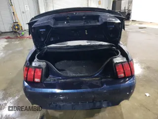 2001 Ford Mustang GT Deluxe with VIN 1FAFP42X61F186011, listed as a Copart auction lot 43812845 with 96,864 mi miles and Salvage Title. Bid and sale history available at carsss.com. Image 6.