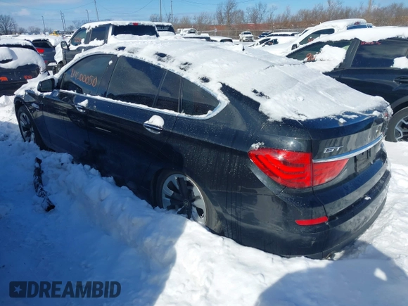 2011 BMW 5 Series GT 535i xDrive with VIN WBASP2C50BC337130, listed as a IAAI auction lot 41600050 with 134,187 mi miles. Bid and sale history available at carsss.com. Image 3.