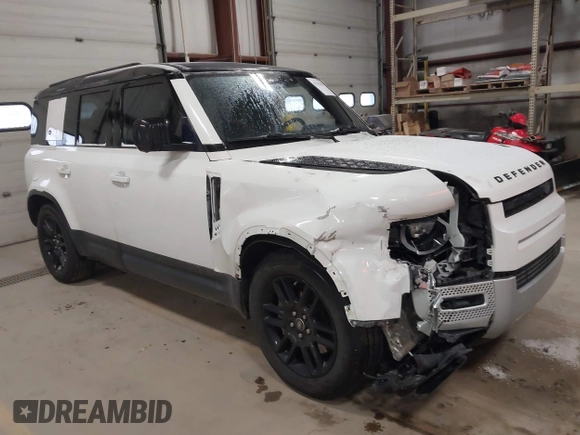 2020 Land Rover Defender SE with VIN SALEPEEU6L2010608, listed as a IAAI auction lot 41541187 with 49,733 mi miles and . Bid and sale history available at DreamBid. Image 1.