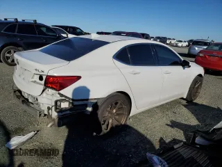 2020 Acura TLX w/Technology Pkg with VIN 19UUB1F50LA017532, listed as a Copart auction lot 44645725 with 101,671 mi miles and Salvage Title. Bid and sale history available at carsss.com. Image 3.
