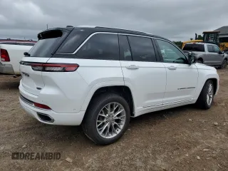 2022 Jeep Grand Cherokee Summit Reserve with VIN 1C4RJHEG6N8610843, listed as a Copart auction lot 63500415 with 77,436 mi miles and Clean title. Bid and sale history available at DreamBid. Image 3.