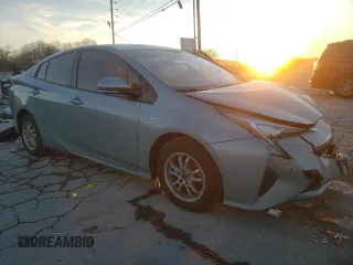 2018 Toyota Prius Two with VIN JTDKBRFU9J3065818, listed as a Copart auction lot 45777955 with 49,595 mi miles and Salvage Title. Bid and sale history available at DreamBid. Image 4.