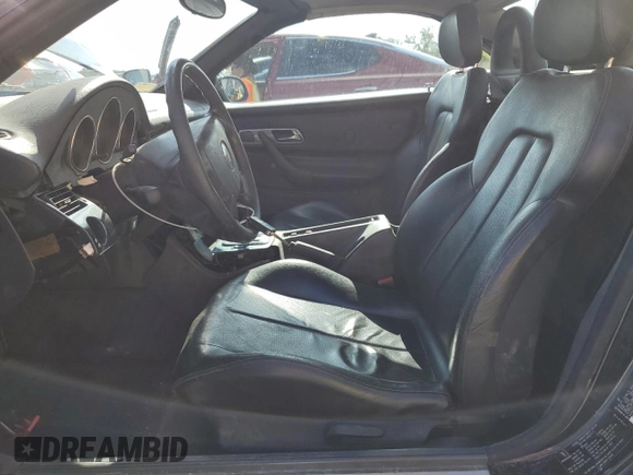 1998 Mercedes-Benz SLK 230/320 with VIN WDBKK47F3WF034054, listed as a Copart auction lot 63612355 with 79,793 mi miles and Clean title. Bid and sale history available at DreamBid. Image 7.
