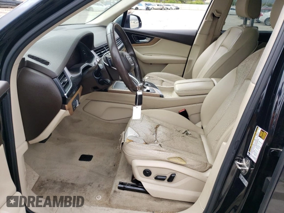 2017 Audi Q7 Premium Plus with VIN WA1LAAF7XHD018234, listed as a Copart auction lot 52862915 with 128,713 mi miles and Clean Title. Bid and sale history available at DreamBid. Image 7.