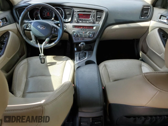2013 Kia Optima EX with VIN 5XXGN4A78DG151613, listed as a Copart auction lot 65518035 with 185,900 mi miles and Salvage title. Bid and sale history available at DreamBid. Image 8.