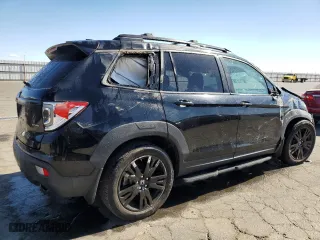 2019 Honda Passport Sport with VIN 5FNYF7H26KB008589, listed as a Copart auction lot 76075454 with 39,262 mi miles and Salvage Title. Bid and sale history available at carsss.com. Image 3.