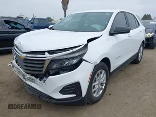 2023 Chevrolet Equinox LS with VIN 3GNAXHEG6PL202897, listed as a IAAI auction lot 42433147 with 14,973 mi miles and . Bid and sale history available at DreamBid. Image 19.