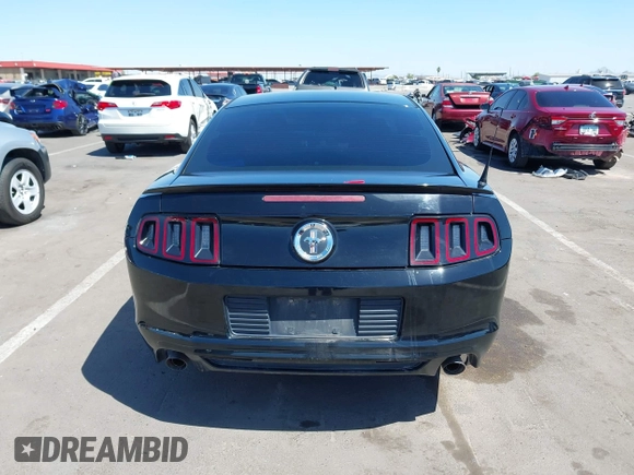 2013 Ford Mustang V6 with VIN 1ZVBP8AM0D5241888, listed as a IAAI auction lot 42110605 with 197,477 mi miles. Bid and sale history available at carsss.com. Image 16.