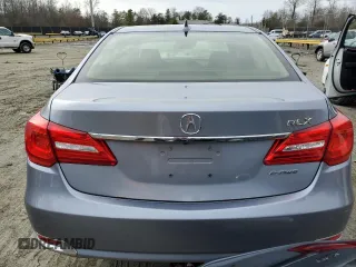 2014 Acura RLX with VIN JH4KC1F31EC002626, listed as a Copart auction lot 43201315 with 180,901 mi miles and Salvage Title. Bid and sale history available at carsss.com. Image 6.