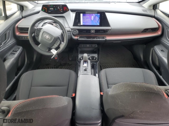 2023 Toyota Prius Prime SE with VIN JTDACACU9P3008882, listed as a Copart auction lot 44068475 with 19,723 mi miles and Salvage Title. Bid and sale history available at carsss.com. Image 8.