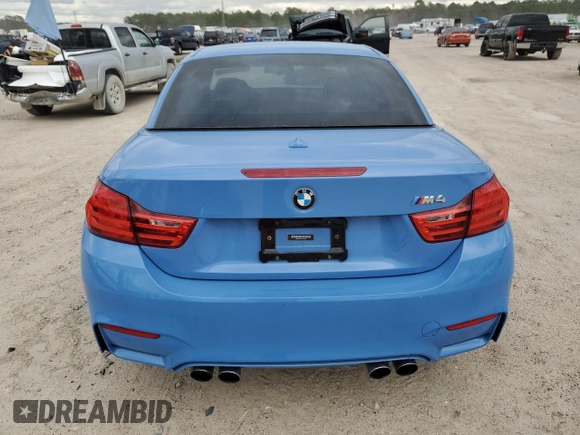 2015 BMW M4 with VIN WBS3U9C55FP967287, listed as a Copart auction lot 40572814 with 85,981 mi miles. Bid and sale history available at carsss.com. Image 6.