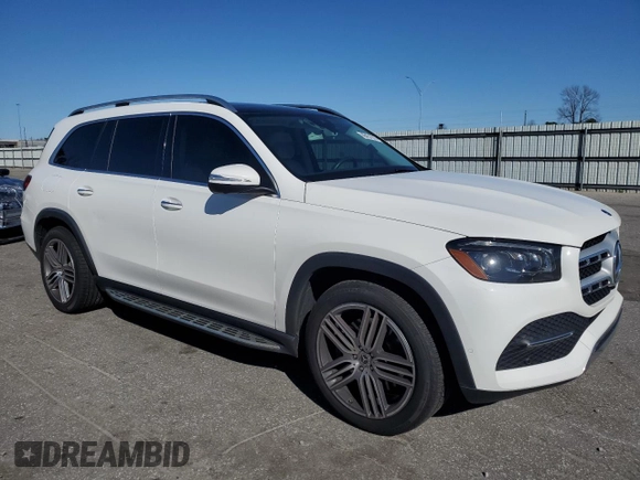 2020 Mercedes-Benz GLS 450 with VIN 4JGFF5KE9LA172844, listed as a Copart auction lot 46453914 with 87,364 mi miles and . Bid and sale history available at DreamBid. Image 4.