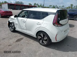 2024 Kia Soul GT-Line with VIN KNDJ53AUXR7897339, listed as a IAAI auction lot 41731997 with 16,202 mi miles and . Bid and sale history available at DreamBid. Image 3.