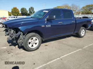 2018 Ram 1500 Tradesman with VIN 1C6RR7ST2JS122014, listed as a Copart auction lot 76448874 with 108,549 mi miles and Salvage title. Bid and sale history available at DreamBid. Image 1.