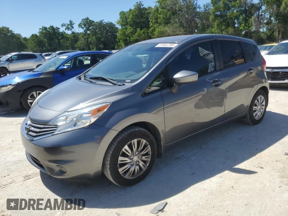 2016 Nissan Note S with VIN 3N1CE2CP6GL390976, listed as a Copart auction lot 51844795 with 92,680 mi miles and Salvage Title. Bid and sale history available at DreamBid. Image 1.