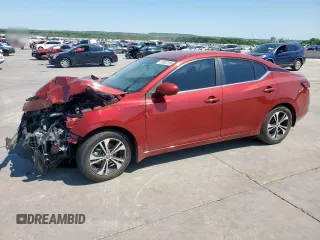 2021 Nissan Sentra SV z VIN 3N1AB8CV3MY324367, wystawiony jako Copart lot #53082185 z przebiegiem 58 366 mil mil oraz Szkoda całkowita • Salvage title. Historia ofert i sprzedaży dostępna na DreamBid. Obrazek 1.
