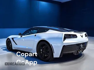 2014 Chevrolet Corvette 2LT with VIN 1G1YC2D77E5108969, listed as a Copart auction lot 48627555 with 37,580 mi miles and Clean Title. Bid and sale history available at carsss.com. Image 3.