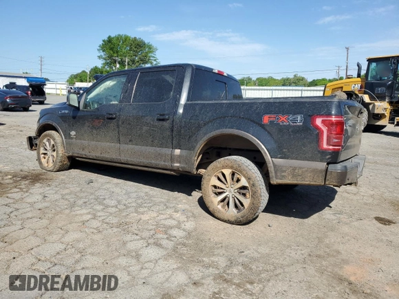 2015 Ford F-150 XLT with VIN 1FTEW1EG9FFC53288, listed as a Copart auction lot 52575555 with 118,816 mi miles and Salvage title. Bid and sale history available at DreamBid. Image 2.