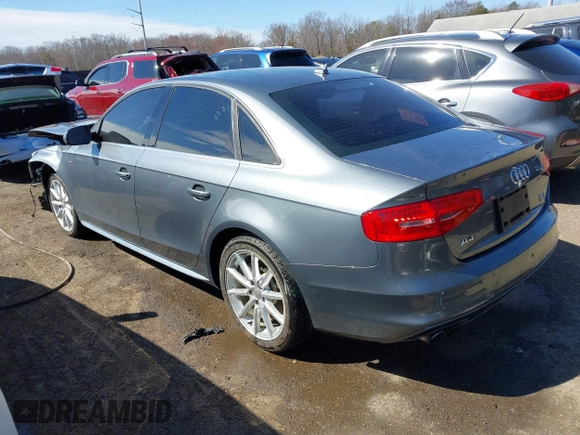 2016 Audi A4 Premium with VIN WAUBFAFL8GN005715, listed as a IAAI auction lot 41737327 with 73,342 mi miles. Bid and sale history available at carsss.com. Image 3.