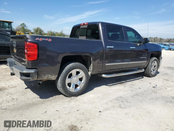 2014 Chevrolet Silverado 1500 LTZ with VIN 3GCUKSEC5EG211708, listed as a Copart auction lot 46094635 with 112,980 mi miles and Salvage Title. Bid and sale history available at DreamBid. Image 3.