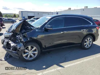 2014 Acura MDX Advance with VIN 5FRYD4H83EB032053, listed as a Copart auction lot 56803255 with Not provided miles and Salvage title. Bid and sale history available at DreamBid. Image 1.
