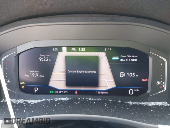 2021 Volkswagen Atlas SEL с VIN 1V2EE2CA8MC202806, выставлен на аукционе IAAI как лот 41984025 с пробегом 126 868 миль миль и . История ставок и продаж доступна на DreamBid. Изображение 7.