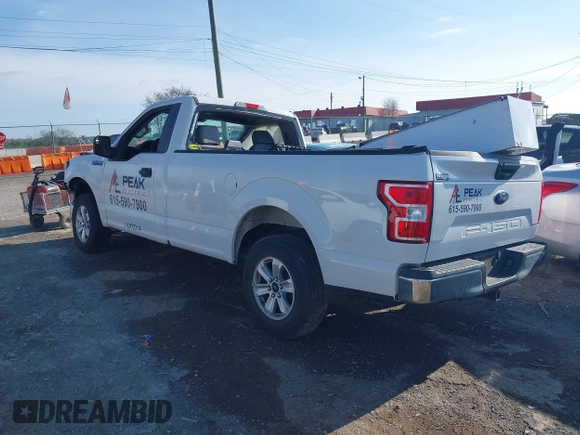 2020 Ford F-150 XL with VIN 1FTMF1C56LKE84620, listed as a IAAI auction lot 41914665 with 52,879 mi miles and . Bid and sale history available at carsss.com. Image 3.