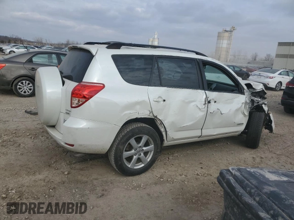 2008 Toyota RAV4 Ltd with VIN JTMBK34V285050973, listed as a Copart auction lot 87446354 with 0 mi miles and Salvage Title. Bid and sale history available at carsss.com. Image 3.